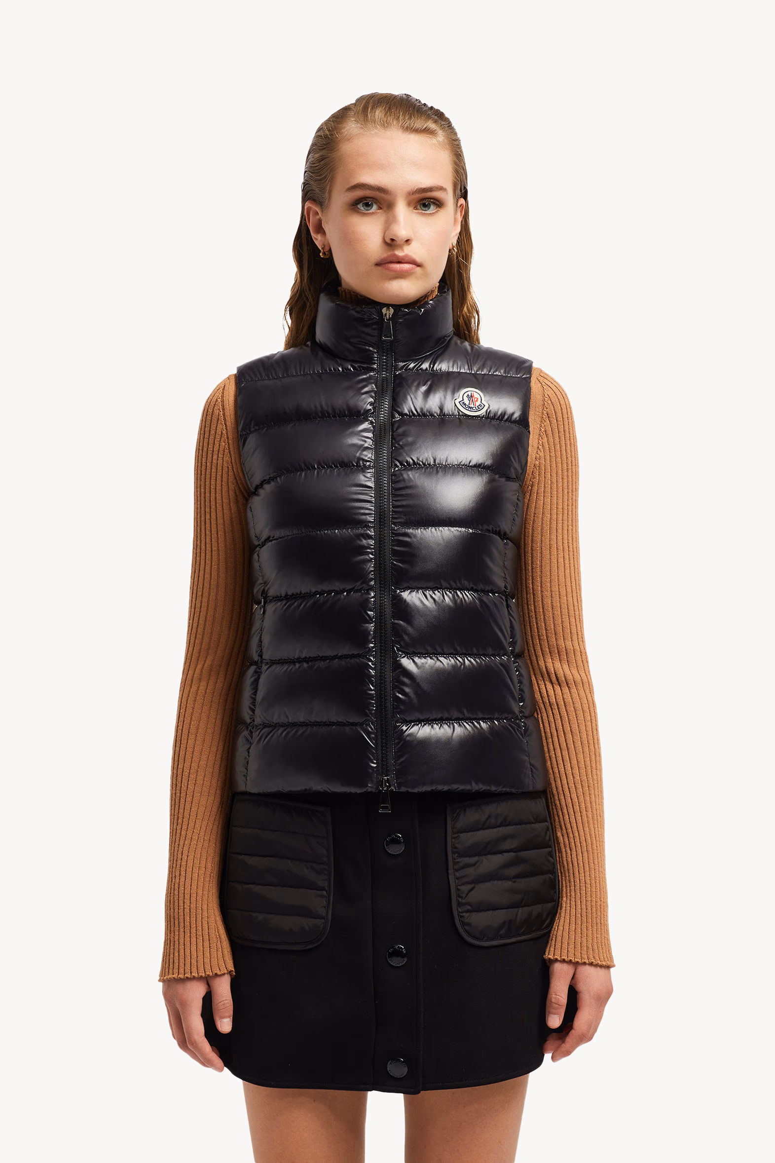 Ghany Down Vest Women Black Moncler 3